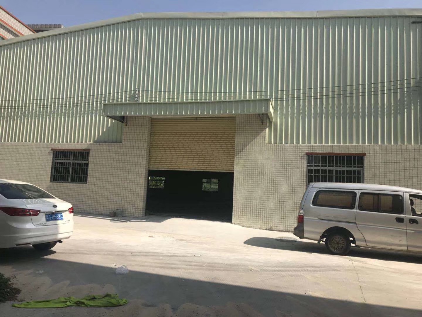 东莞横沥原房东独立钢结构铁皮厂房650平方厂房出租